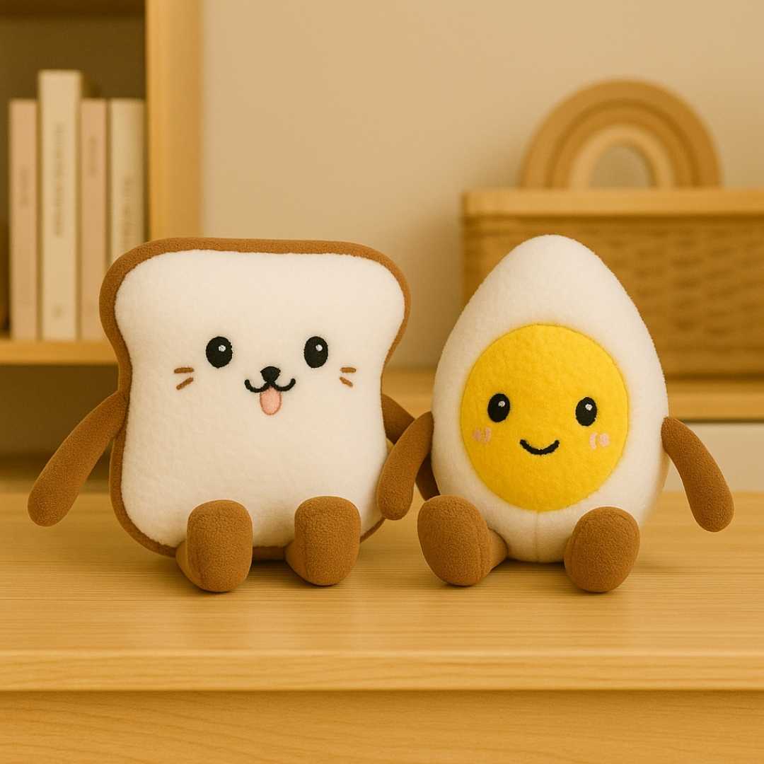 Sunny Breakfast Plushie Duo