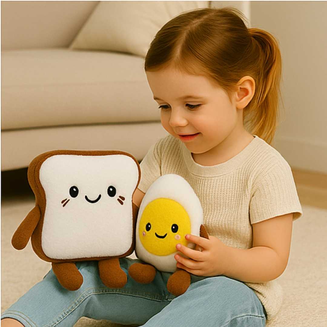 Sunny Breakfast Plushie Duo